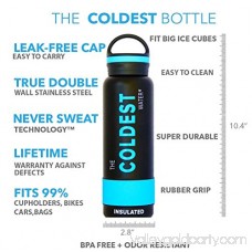 The Coldest Water Sports Bottle Insulated Stainless Steel Hydro Thermos, Sailor Blue, 21 Ounce